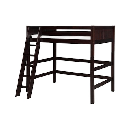 Convenience Concepts C622-Cp High Loft Bed Panel Headboard Cappuccino Finish- Twin Size Mattress HI3286948